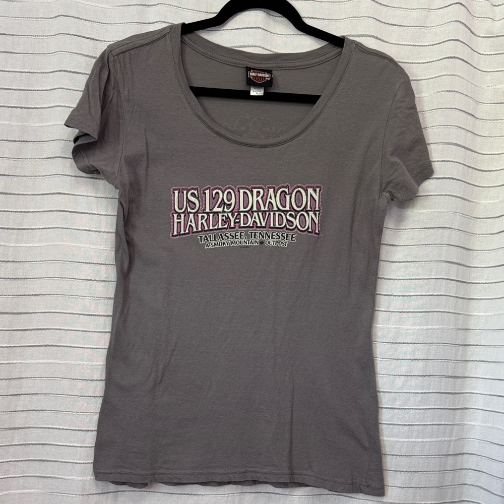 Harley-Davidson Gray Graphic Tee